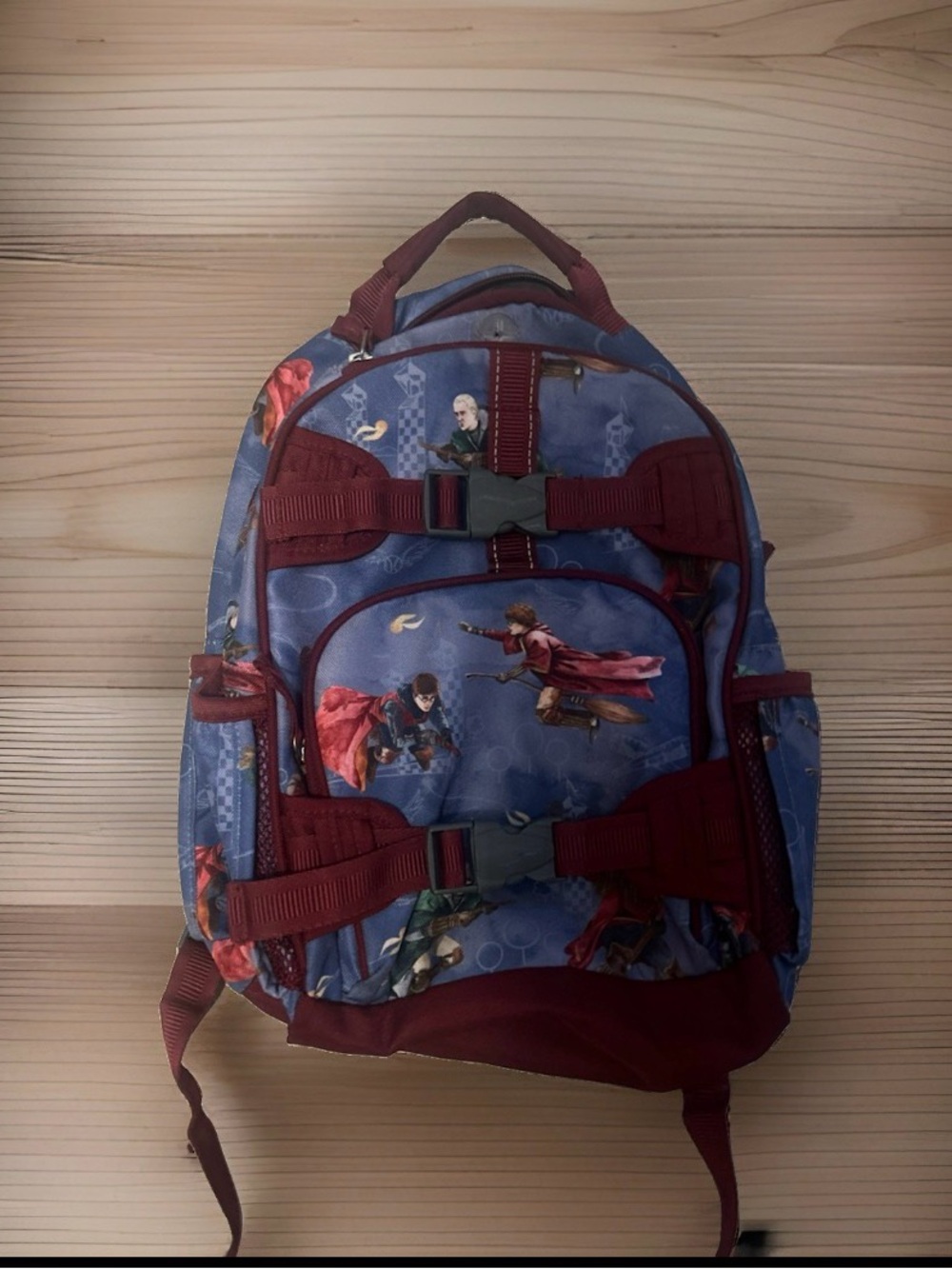 Pottery Barn Kids " Harry Potter " Blue & Burgundy Backpack